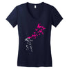 banksy psycho Women's V-Neck T-Shirt