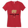 mama bear Women's V-Neck T-Shirt