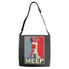 beaker meep poster, ideal birthday gift or present Adjustable Strap Totes