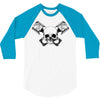 skull pisto 3/4 Sleeve Shirt