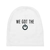 we got the power 4 Baby Beanies