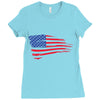 united states of america Ladies Fitted T-Shirt