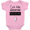 let the adventure begin Baby Bodysuit