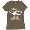 New Grandma 2018 Rokie Dept. Ladies Fitted T-Shirt