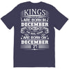 Real Kings Are Born On December 27 T-Shirt