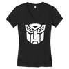 autobots printed Women's V-Neck T-Shirt
