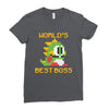 World's Best Boss Mario Ladies Fitted T-Shirt
