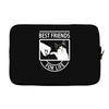 cat best friends for life Laptop sleeve