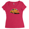 sixties vw beetle, ideal gift or birthday present Women's Triblend Scoop T-shirt