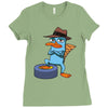 perry agent p Ladies Fitted T-Shirt