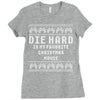 die hard ugly sweater Ladies Fitted T-Shirt