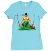 roronoa zoro Ladies Fitted T-Shirt