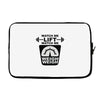 watch me lift watch me weigh weigh Laptop sleeve