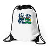 cupman and robin Drawstring Bags
