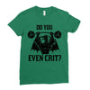 ancient swole'd dragon (black) Ladies Fitted T-Shirt