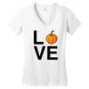 love pumpkin Women's V-Neck T-Shirt