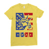 usa 2 Ladies Fitted T-Shirt
