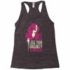 hair stylist virginity Racerback Tank