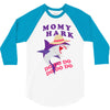 Mommy Shark -Shark Do Do Do 3/4 Sleeve Shirt