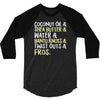natural queens rock 3/4 Sleeve Shirt