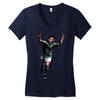 lionel messi 4 Women's V-Neck T-Shirt