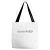 good bye world Tote Bags