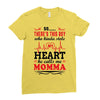 There's This Boy Who Stole My Heart He Calls Me Momma Ladies Fitted T-Shirt