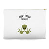 Alien Says Don't Touch My Belly Accessory Pouches