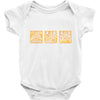 run from evil Baby Onesie