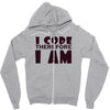 i code therefore i am Zipper Hoodie