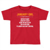January Girl Hated By Many Toddler T-shirt