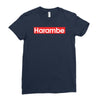 harambe gorilla Ladies Fitted T-Shirt