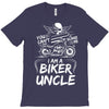 You Cant Scare Me I am Biker Uncle T-Shirt