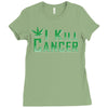 I Kill Cancer, I Kill Cancer T Shirt Ladies Fitted T-Shirt