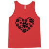 cat love paw Tank Top