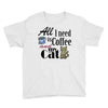 coffee cat Youth Tee