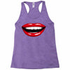 lips red Racerback Tank