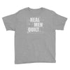 real men quilt Youth Tee
