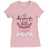 papa heros Ladies Fitted T-Shirt