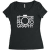 i love photography best trending Women's Triblend Scoop T-shirt