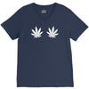 weed leaf V-Neck Tee