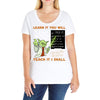 Learn it You Will Teach it i Shall Ladies Curvy T-Shirt