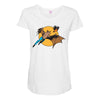 bat man and robin Maternity Scoop Neck T-shirt