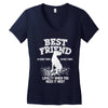 Best Friend Great Dane Women's V-Neck T-Shirt