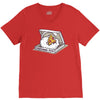 schr&ouml;dinger pizza V-Neck Tee