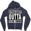 straight outta tilted towers Zipper Hoodie