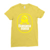 banana minion despicable nana Ladies Fitted T-Shirt