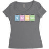 Sarcasm Elements Women's Triblend Scoop T-shirt