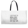 take naps Weekender Totes