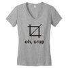 oh crop Women's V-Neck T-Shirt